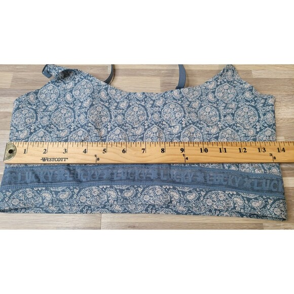 Lucky Brand Women's Size XL Spagetti Strap Tank Top Sports Summer Floral - Picture 9 of 10